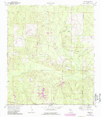 Dorcas 1973 topographic map thumbnail