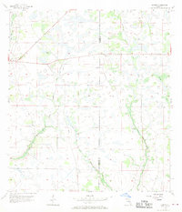 Duette 1956 topographic map preview