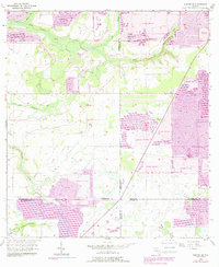 Duette NE 1956 topographic map thumbnail