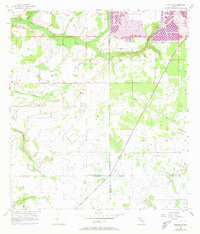 Duette NE 1956 topographic map thumbnail
