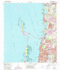 Dunedin 1974 topographic map thumbnail