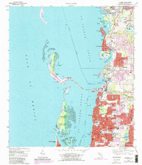 Dunedin 1974 topographic map thumbnail