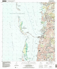Dunedin 1998 topographic map thumbnail