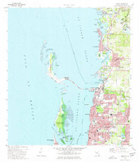 Dunedin 1974 topographic map thumbnail