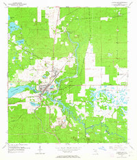 Dunnellon 1954 topographic map preview
