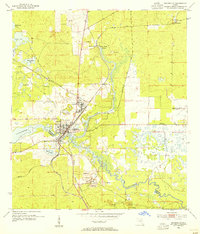 Dunnellon 1954 topographic map thumbnail