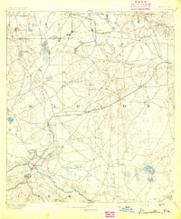 Dunnellon 1894 topographic map thumbnail
