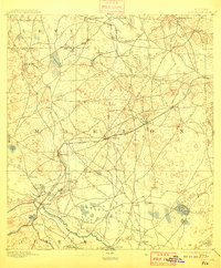 Dunnellon 1894 topographic map preview