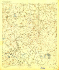 Dunnellon 1894 topographic map preview