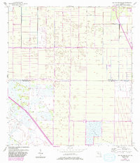 East of Gum Slough 1953 topographic map thumbnail