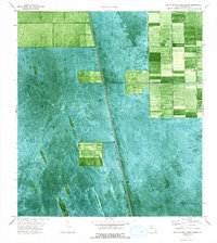 East of Little Cypress Swamp 1974 topographic map thumbnail