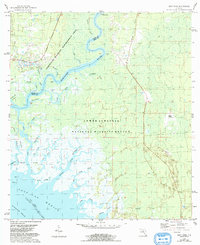 East Pass 1954 topographic map thumbnail