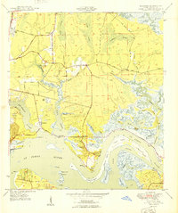 Eastport 1950 topographic map thumbnail