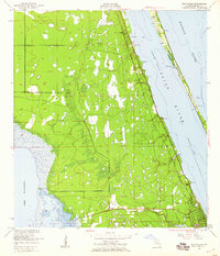 Eau Gallie 1949 topographic map thumbnail