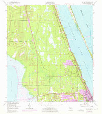 Eau Gallie 1949 topographic map thumbnail