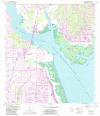 El Jobean 1957 topographic map preview