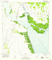 El Jobean 1957 topographic map thumbnail