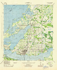 Ellenton 1944 topographic map thumbnail
