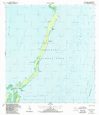Elliott Key 1988 topographic map preview