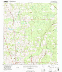 Ellisville 1994 topographic map thumbnail