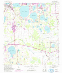 Eloise 1955 topographic map thumbnail