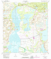 Emeralda Island 1966 topographic map thumbnail