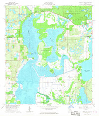Emeralda Island 1966 topographic map thumbnail