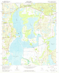Emeralda Island 1966 topographic map thumbnail