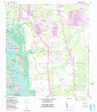 Estero 1958 topographic map thumbnail