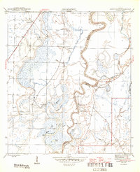 Estiffanulga 1945 topographic map thumbnail
