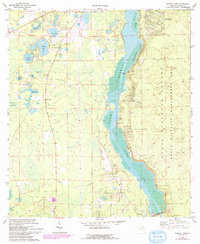 Eureka Dam 1970 topographic map thumbnail