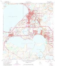 Eustis 1966 topographic map preview