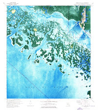Everglades City 1974 topographic map thumbnail