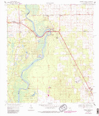 Fanning Springs 1968 topographic map thumbnail