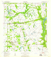 Fellsmere 1949 topographic map thumbnail