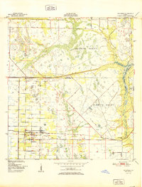 Fellsmere 1951 topographic map thumbnail