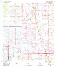 Fellsmere 4 NE 1953 topographic map thumbnail