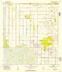 Fellsmere NW 1953 topographic map thumbnail