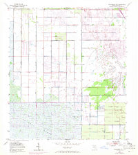 Fellsmere NW 1953 topographic map thumbnail
