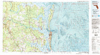 Fernandina Beach 1981 topographic map thumbnail