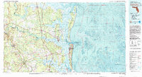 Fernandina Beach 1981 topographic map thumbnail