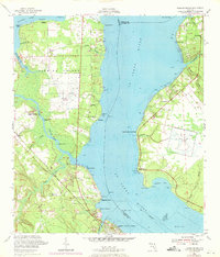 Fleming Island 1952 topographic map thumbnail