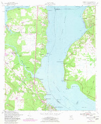 Fleming Island 1952 topographic map thumbnail
