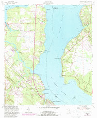 Fleming Island 1952 topographic map thumbnail