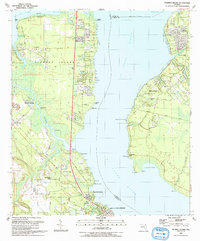 Fleming Island 1992 topographic map thumbnail