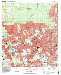 Forest City 1995 topographic map thumbnail