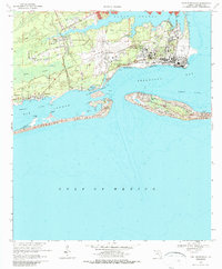 Fort Barrancas 1970 topographic map thumbnail