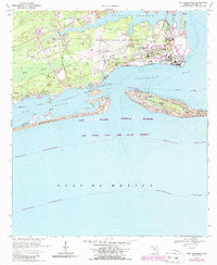 Fort Barrancas 1970 topographic map thumbnail
