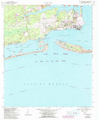 Fort Barrancas 1970 topographic map thumbnail