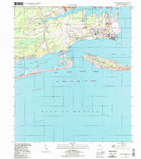 Fort Barrancas 1994 topographic map thumbnail